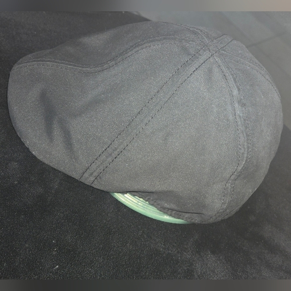 London Fog Black Men's Driving Cap - Picture 4 of 8